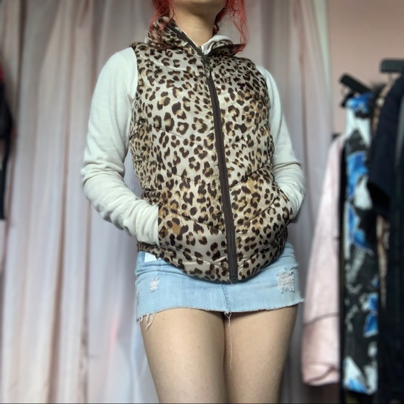 SO Jackets & Blazers - 💕 Cheetah puffer vest